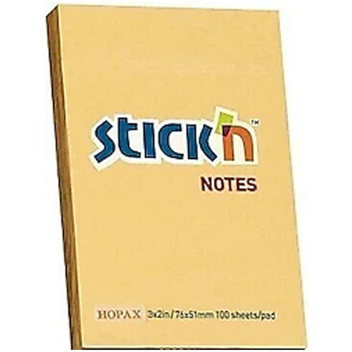 Hopax Stıckn Yapışkanlı Not Kağıdı 76x51 Pastel Kavun İçi (12 adet)100 YP