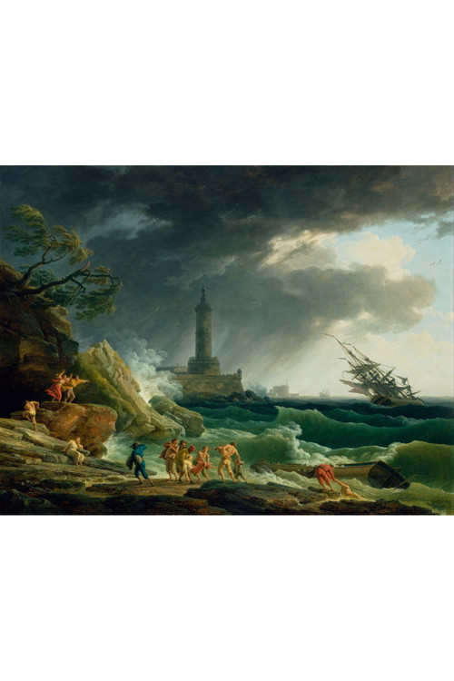 Art-Claude Joseph Vernet-1-1 Kanvas Tablo