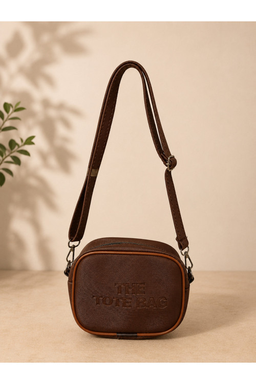 Coffee Mini Crossbody Çanta