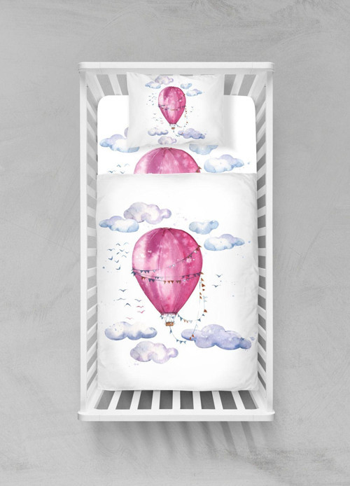 Pamuk Saten Park Yatak Beşik Nevresim Takımı - (80x120) - BCNTAY22023284