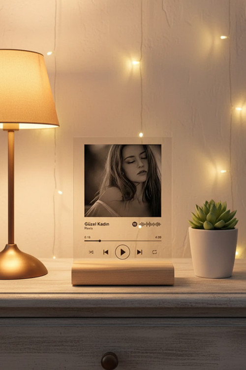 Kişiye Özel Fotoğraflı Ve Ses Izli Spotify
