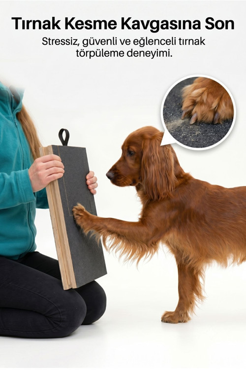™ | Köpekler için Tırnak Törpüleyen Tırmalama ve Eğitim Tahtası