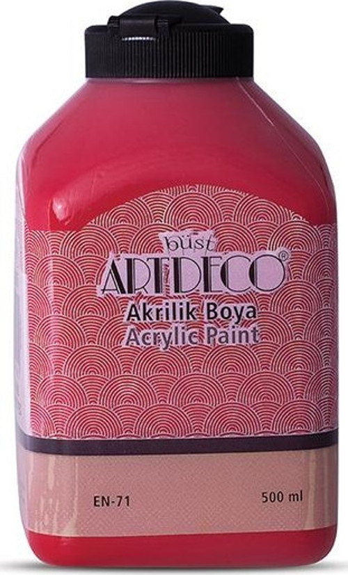 Akrilik Boya 500ml Çilek Kırmızı 3675