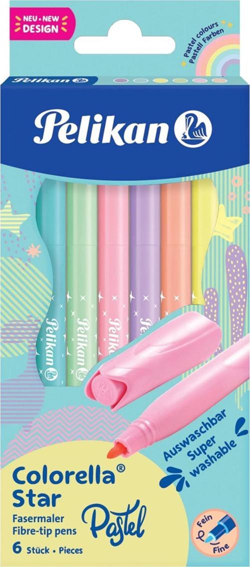 Colorella Star 6'lı Pastel Keçeli Boya Kalemi / C302-6FS