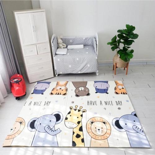 Animal World Katlanabilir Oyun Matı Oyun Halısı 180 X 200 X 1,5 Cm