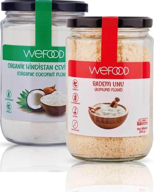 Glutensiz Badem Unu 250 Gr + Organik Hindistan Cevizi Unu 320 Gr