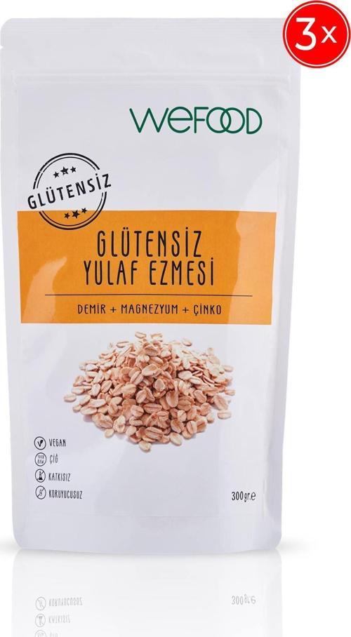 Glütensiz Yulaf Ezmesi 300 Gr 3'Lü