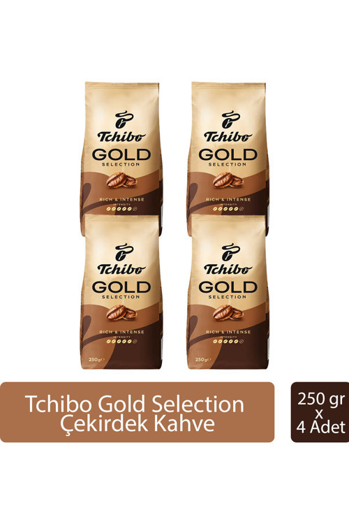 Gold Selection Çekirdek Kahve 250 gr x 4 Adet