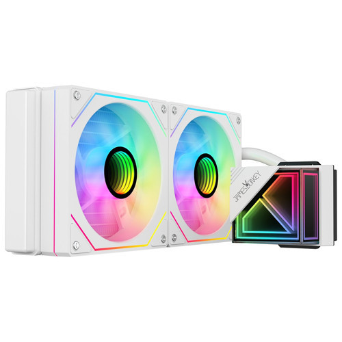 Lugis JDC240 ARGB 240mm Beyaz Sıvı İşlemci Soğutucu AM5 ve LGA1700 Uyumlu