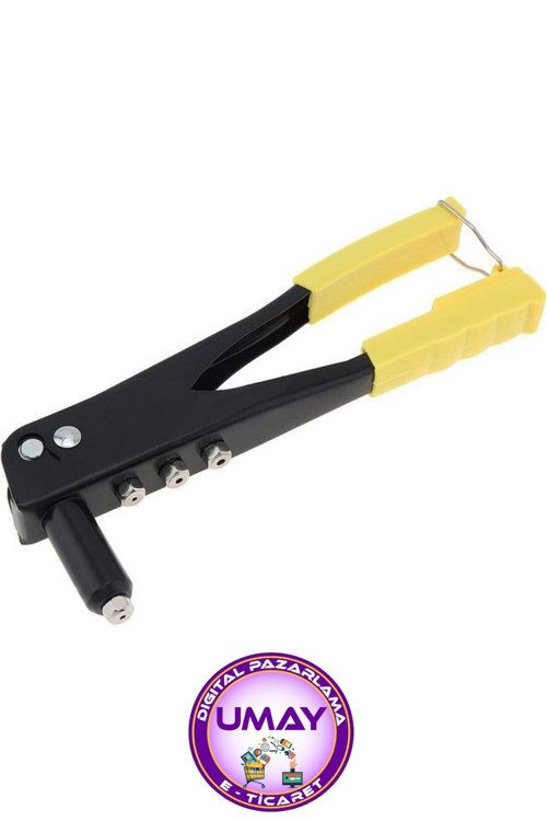 Profesyonel Td-77 El Perçinleyici, Kör Perçin El Aleti Oluk Onarımı Ağır Hizmet Aleti 9.5"