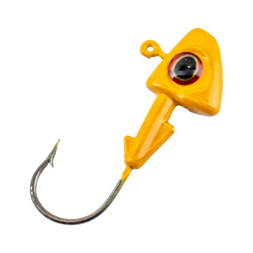 Jighead - Zoka - Kurşunlu Olta İğnesi - (XH-A 07) - Sarı - 10 Gr
