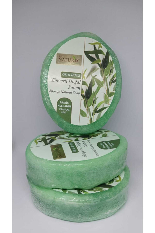 Okaliptus Süngerli Doğal Sabun / Sponge Natural Soap