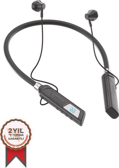 Siyah Tb-04 Kablosuz Bluetooth Boyunluk Kulaklık