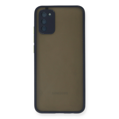 Galaxy A02S Kılıf Montreal Silikon Kapak - Lacivert