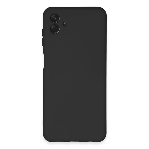 Galaxy A04E Kılıf Nano İçi Kadife Silikon - Siyah