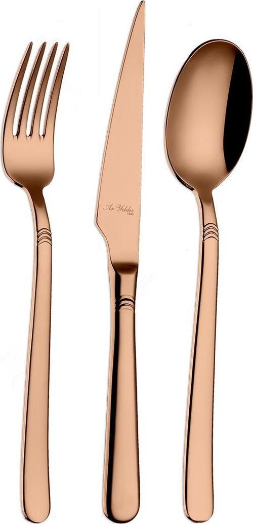 Fiore S Bronz Pvd 24 Parça Çatal Kaşık Bıçak