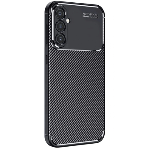 Galaxy A16 5G Kılıf Auto Focus Karbon Kapak - Siyah
