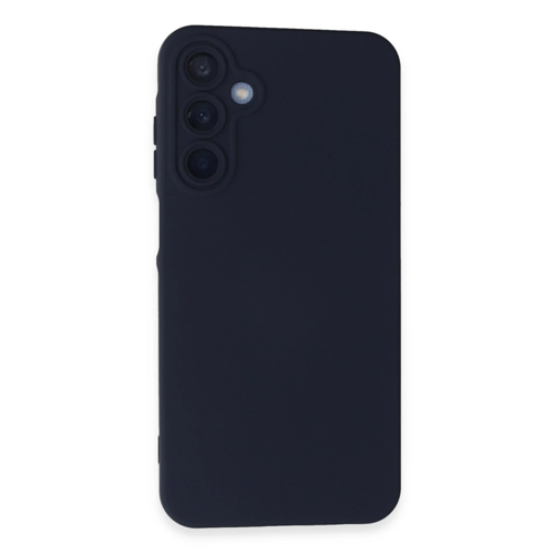 Galaxy A25 5G Kılıf Nano İçi Kadife Silikon - Lacivert