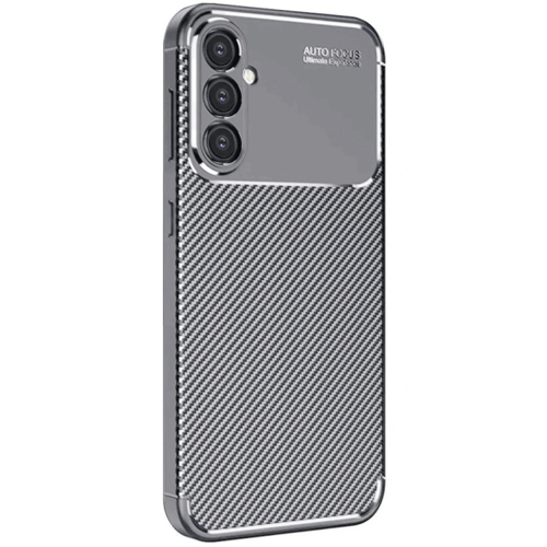 Galaxy A26 Kılıf Auto Focus Karbon Kapak - Gri