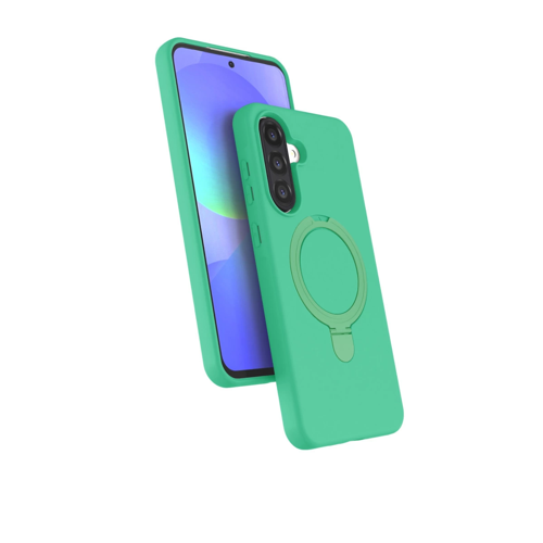 Galaxy A26 Magsafe Standlı Kapak - Yeşil