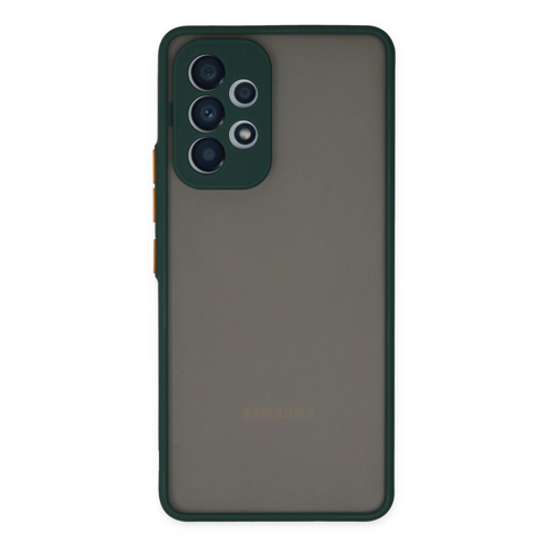Galaxy A73 5G Kılıf Montreal Silikon Kapak - Yeşil