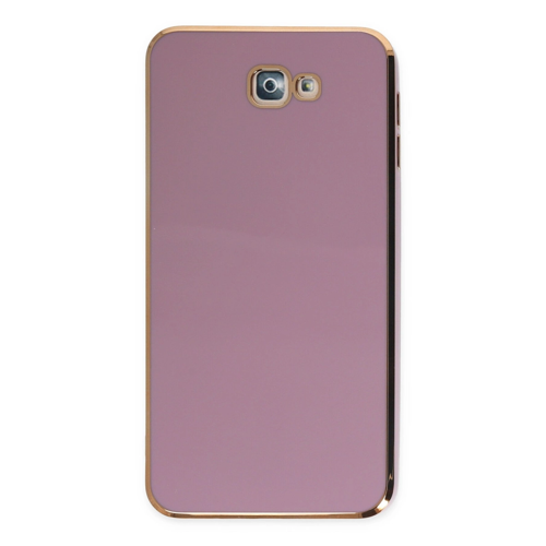 Galaxy J7 Prime Kılıf Volet Silikon - Mor