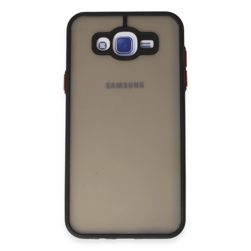 Galaxy J7 Kılıf Montreal Silikon Kapak - Siyah