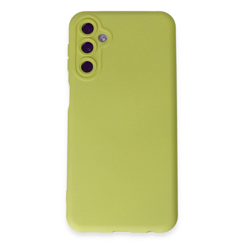 Galaxy M34 5G Kılıf Nano İçi Kadife Silikon - Sarı