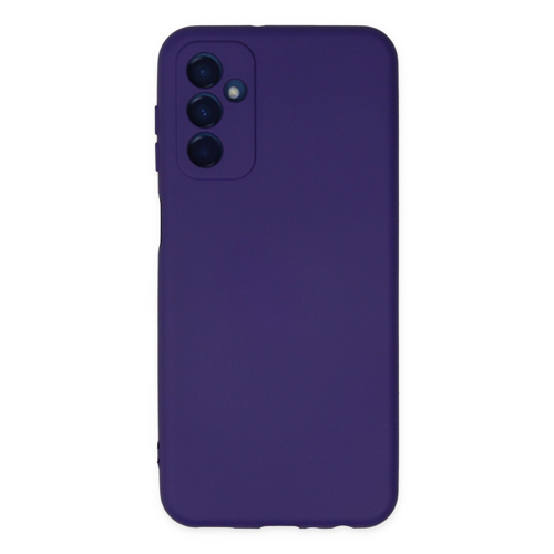 Galaxy M23 Kılıf Nano İçi Kadife Silikon - Mor