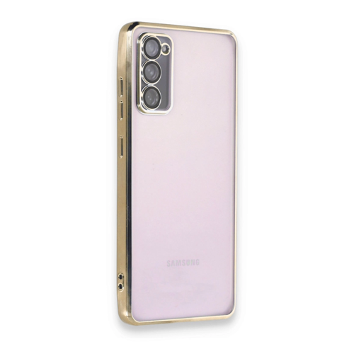 Galaxy S20 Fe Kılıf Lensli Silikon - Gold