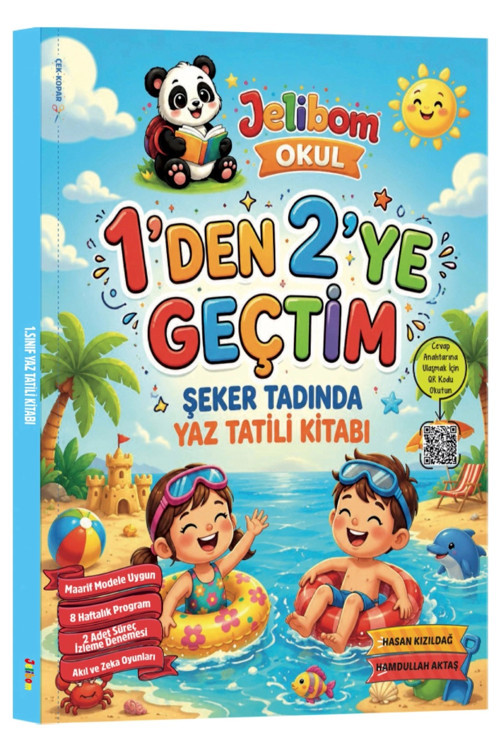 1'den 2'ye Geçtim Şeker Tadında Yaz Tatili Kitabı