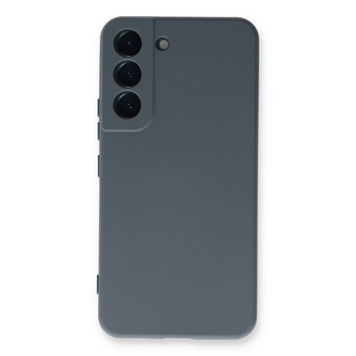 Galaxy S22 Kılıf Nano İçi Kadife Silikon - Gri