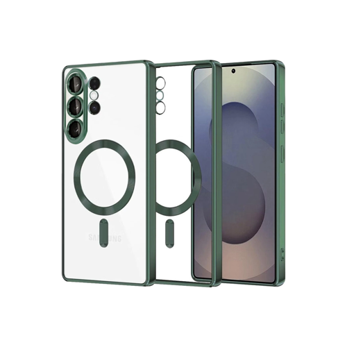 Galaxy S26 Kross Magneticsafe Kapak - Koyu Yeşil