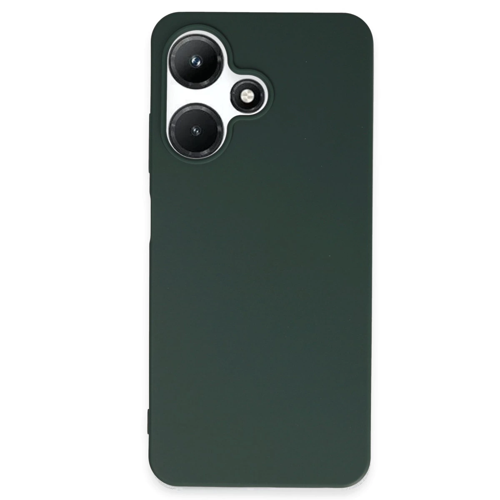 İnfinix 30I Kılıf First Silikon - Koyu Yeşil