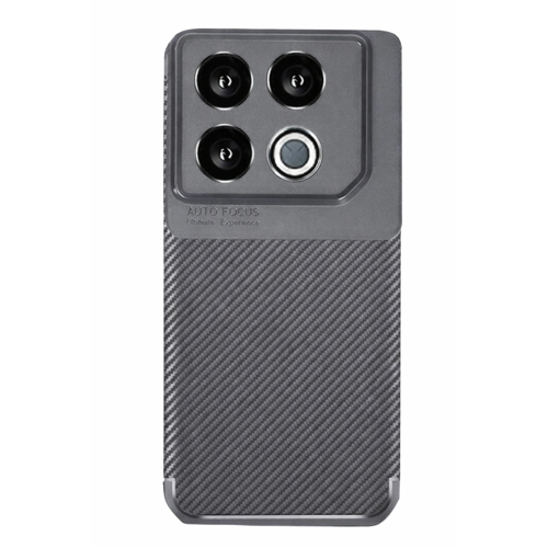 İnfinix Gt 20 Kılıf Auto Focus Karbon Kapak - Gri