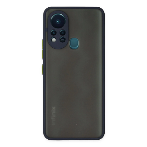 İnfinix 11S Kılıf Montreal Silikon Kapak - Lacivert