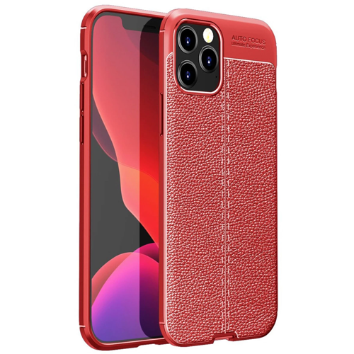 İphone 12 Kılıf Auto Focus Kapak - Kırmızı
