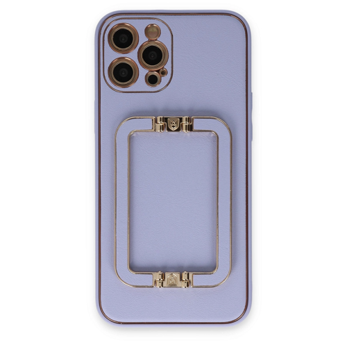 İphone 12 Kılıf Coco Elit Kapak - Lila