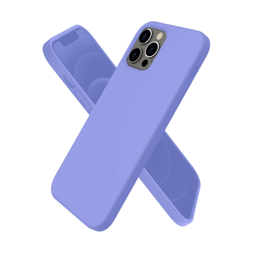 İphone 12 Kılıf First Silikon - Mor