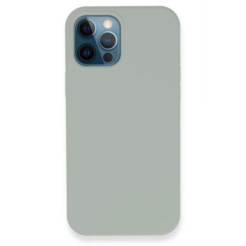 İphone 12 Kılıf Lansman Legant Silikon - Gri