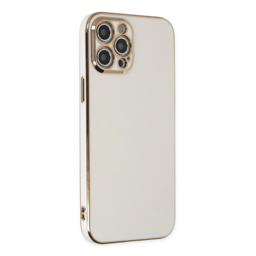 İphone 12 Kılıf Volet Silikon - Beyaz