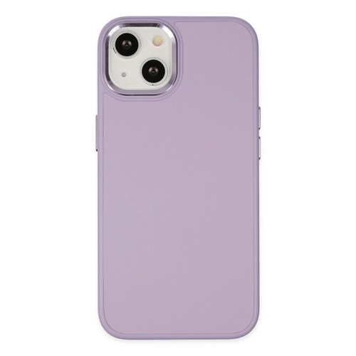 İphone 14 Kılıf Asya Deri Silikon - Lila