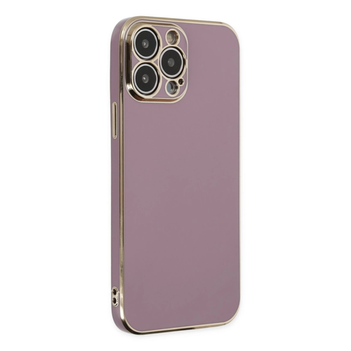 İphone 14 Kılıf Volet Silikon - Mor