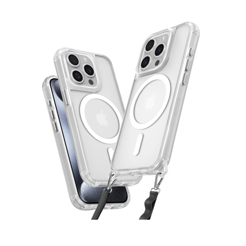 İphone 15 Kılıf Enka Magsafe Silikon Kılıf - Şeffaf