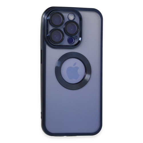 İphone 15 Kılıf Slot Silikon - Lacivert