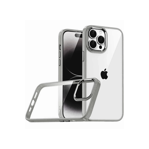 İphone 15 Lensli Silikon - Titan Gri