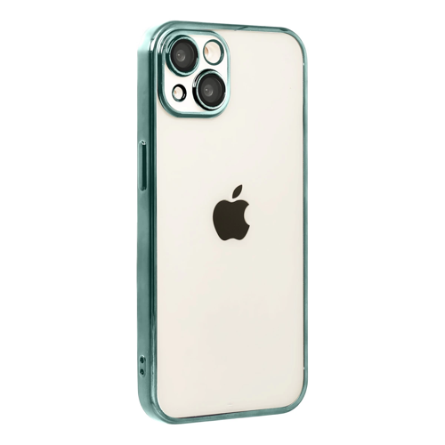 İphone 15 Lensli Silikon - Yeşil