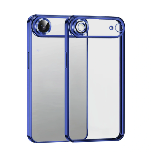 İphone 17 Air Lensli Silikon - Lacivert