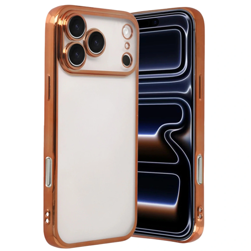 İphone 17 Lensli Silikon - Turuncu