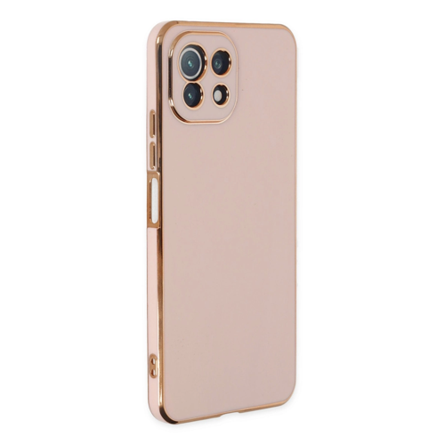 Mi 11 Lite Kılıf Volet Silikon - Pembe